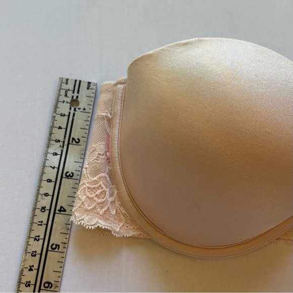 La Senza Beyond Sexy Pink Front Close Lace Strapless Bra Size 38B - Picture 10 of 10